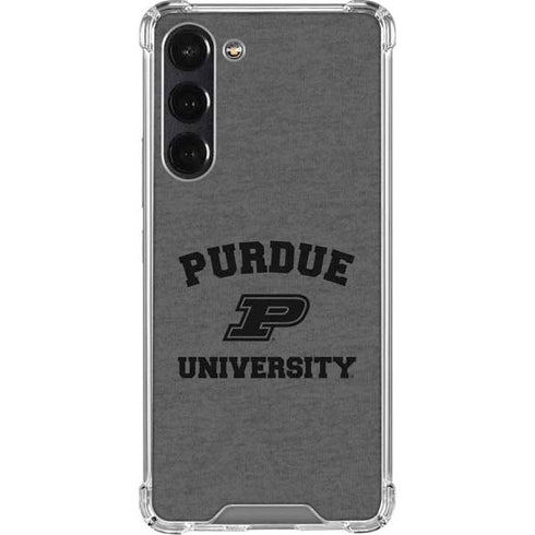 Purdue University Purdue Grey Logo Galaxy S24 FE Clear Case