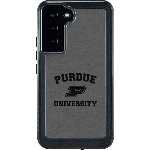 Purdue University Purdue Grey Logo Galaxy S24 Plus Waterproof Case