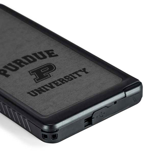 Purdue University Purdue Grey Logo Galaxy S24 Ultra Waterproof Case