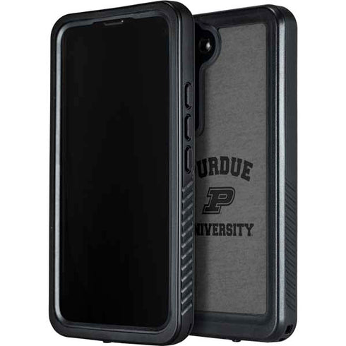 Purdue University Purdue Grey Logo Galaxy S24 Waterproof Case