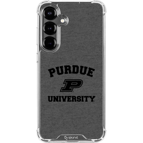 Purdue University Purdue Grey Logo Galaxy S26 Clear Case