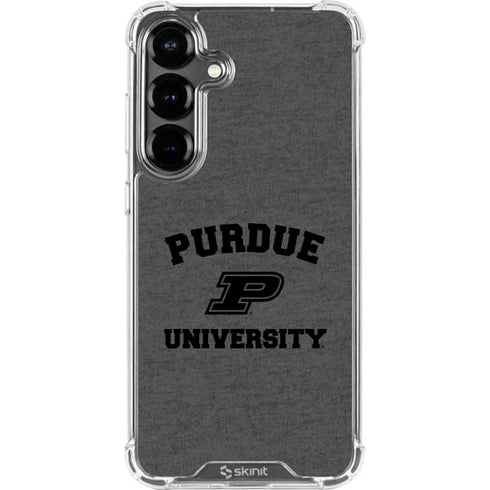 Purdue University Purdue Grey Logo Galaxy S26 Plus Clear Case