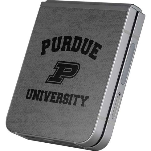 Purdue University Purdue Grey Logo Galaxy Z Flip6 Skin
