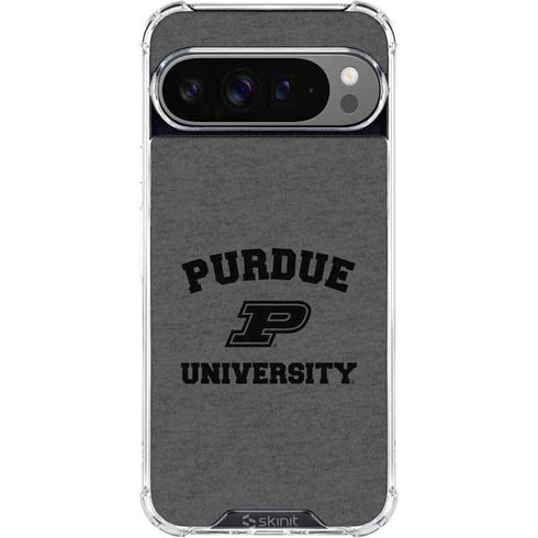 Purdue University Purdue Grey Logo Google Pixel 10 Pro XL Clear Case