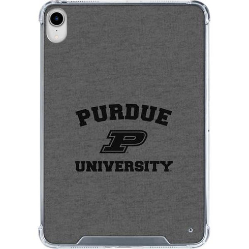 Purdue University Purdue Grey Logo iPad 11th Gen (2025) Clear Case