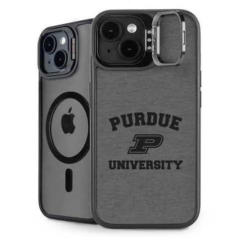 Purdue University Purdue Grey Logo iPhone 14 Plus Kickstand Case