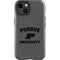 Purdue University Purdue Grey Logo iPhone 15 Impact Case