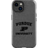Purdue University Purdue Grey Logo iPhone 15 Impact Case