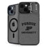 Purdue University Purdue Grey Logo iPhone 15 Kickstand Case