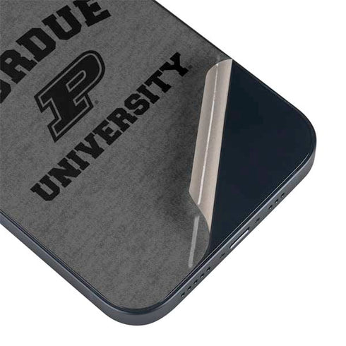 Purdue University Purdue Grey Logo iPhone 15 Skin