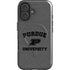 Purdue University Purdue Grey Logo iPhone 16 Magsafe Impact Case