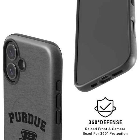Purdue University Purdue Grey Logo iPhone 16 Magsafe Impact Case