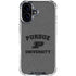 Purdue University Purdue Grey Logo iPhone 16 Plus Clear Case