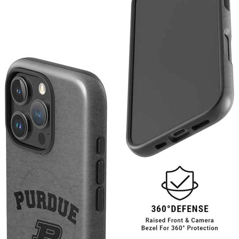 Purdue University Purdue Grey Logo iPhone 16 Pro Magsafe Impact Case