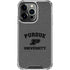 Purdue University Purdue Grey Logo iPhone 16 Pro Max Clear Case