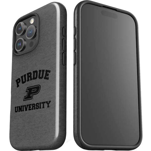 Purdue University Purdue Grey Logo iPhone 16 Pro Max Impact Case