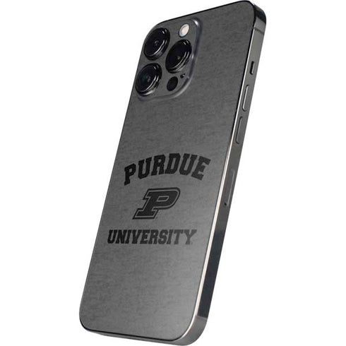 Purdue University Purdue Grey Logo iPhone 16 Pro Skin