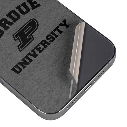 Purdue University Purdue Grey Logo iPhone 16 Pro Skin