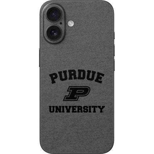 Purdue University Purdue Grey Logo iPhone 16 Skin