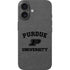 Purdue University Purdue Grey Logo iPhone 16 Skin