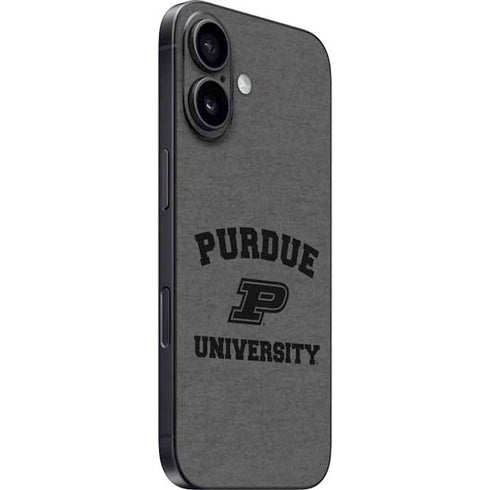 Purdue University Purdue Grey Logo iPhone 16 Skin