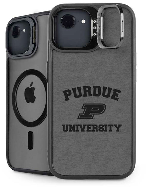 Purdue University Purdue Grey Logo iPhone 16e Kickstand Case