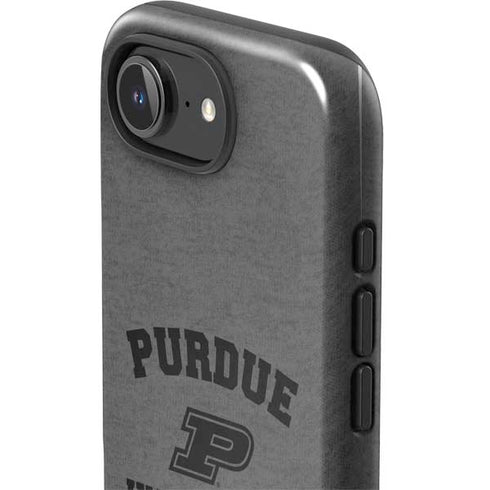 Purdue University Purdue Grey Logo iPhone 16e Impact Case