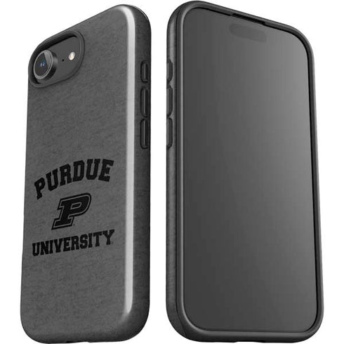 Purdue University Purdue Grey Logo iPhone 16e Impact Case