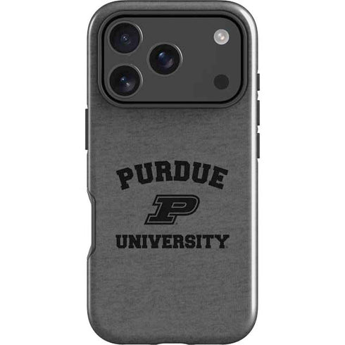 Purdue University Purdue Grey Logo iPhone 18 Pro Impact Case