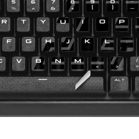 Purdue University Purdue Grey Logo K95 RGB PLATINUM Mechanical Gaming Keyboard Skin