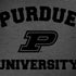 Purdue University Purdue Grey Logo MacBook Skins