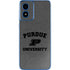 Purdue University Purdue Grey Logo Moto G Play 4G (2024) Skin