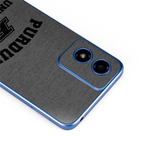 Purdue University Purdue Grey Logo Moto G Play 4G (2024) Skin