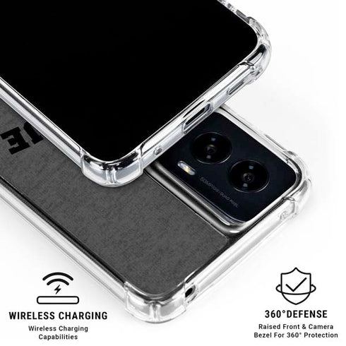 Purdue University Purdue Grey Logo Moto G Power 5G (2024) Clear Case