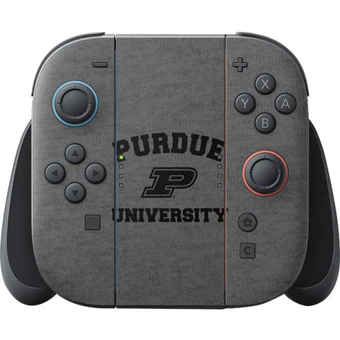 Purdue University Purdue Grey Logo Nintendo Switch 2 (2025) Joy-Con Controller Skin