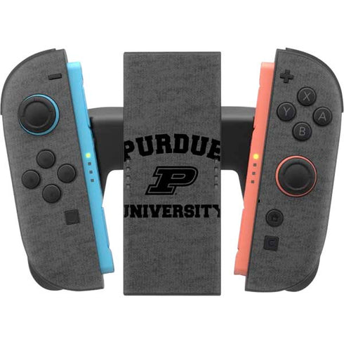 Purdue University Purdue Grey Logo Nintendo Switch 2 (2025) Joy-Con Controller Skin