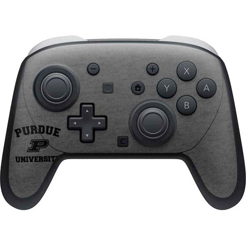 Purdue University Purdue Grey Logo Nintendo Switch 2 (2025) Pro Controller Skin