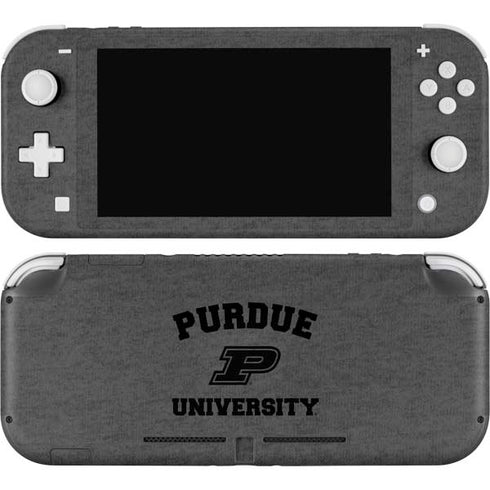Purdue University Purdue Grey Logo Nintendo Skins