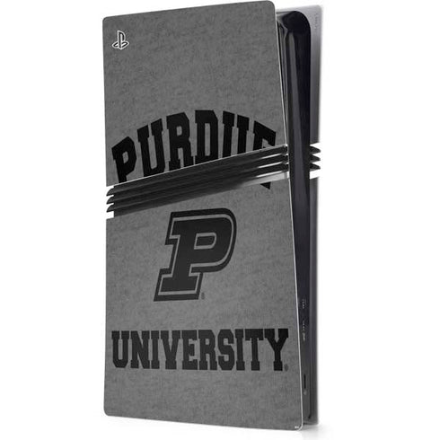 Purdue University Purdue Grey Logo PlayStation PS5 Skins