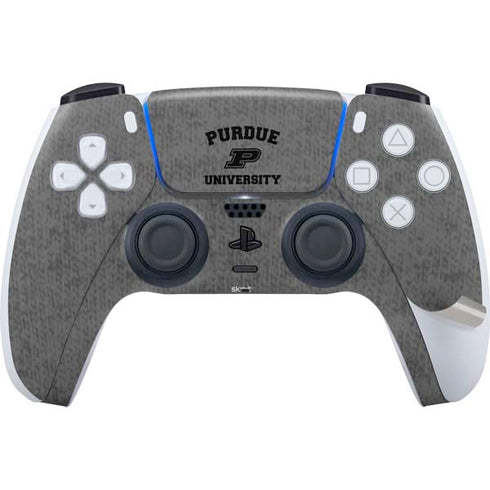 Purdue University Purdue Grey Logo PS5 Pro Disk Bundle Skin