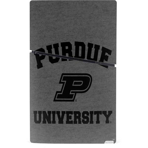 Purdue University Purdue Grey Logo PS5 Slim Digital Edition Console Skin