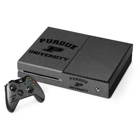 Purdue University Purdue Grey Logo Xbox One Skins