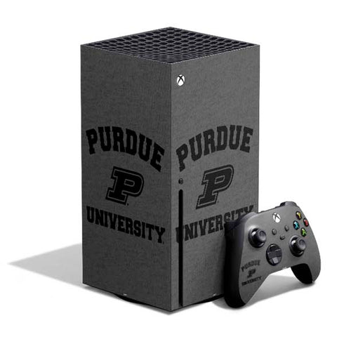 Purdue University Purdue Grey Logo Xbox Series X Skins