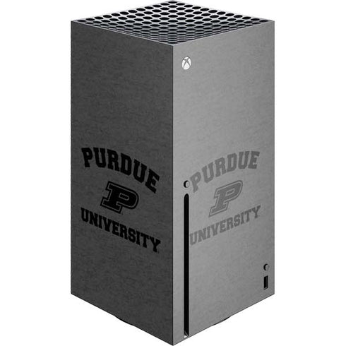 Purdue University Purdue Grey Logo Xbox Series X Skins