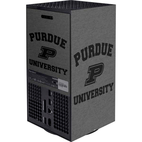 Purdue University Purdue Grey Logo XBox Series X Digital Edition Bundle Skin