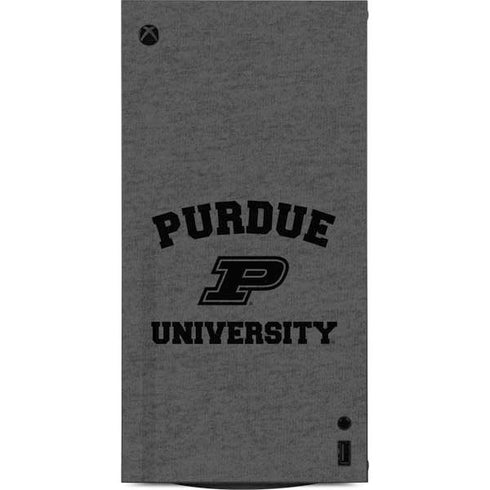Purdue University Purdue Grey Logo XBox Series X Digital Edition Console Skin