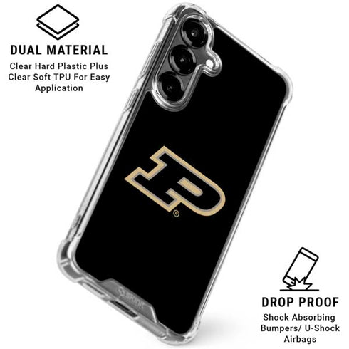 Purdue University Purdue Logo Galaxy S26 Clear Case