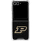 Purdue University Purdue Logo Galaxy Z Flip7 Clear Case