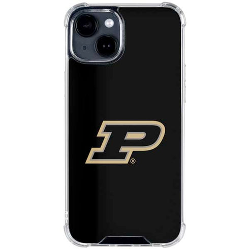 Purdue University Purdue Logo iPhone 15 Clear Case