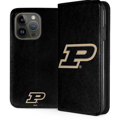 Purdue University Purdue Logo iPhone 15 Pro Folio Case